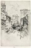 JOSEPH PENNELL Three etchings.